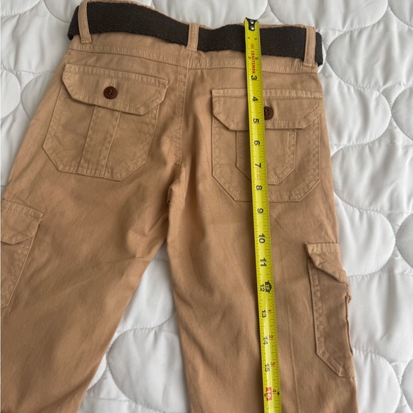 Kids ARN Jeans Cargo Shorts with Belt – Tan Safari Style – Size 8 - Picture 4 of 5